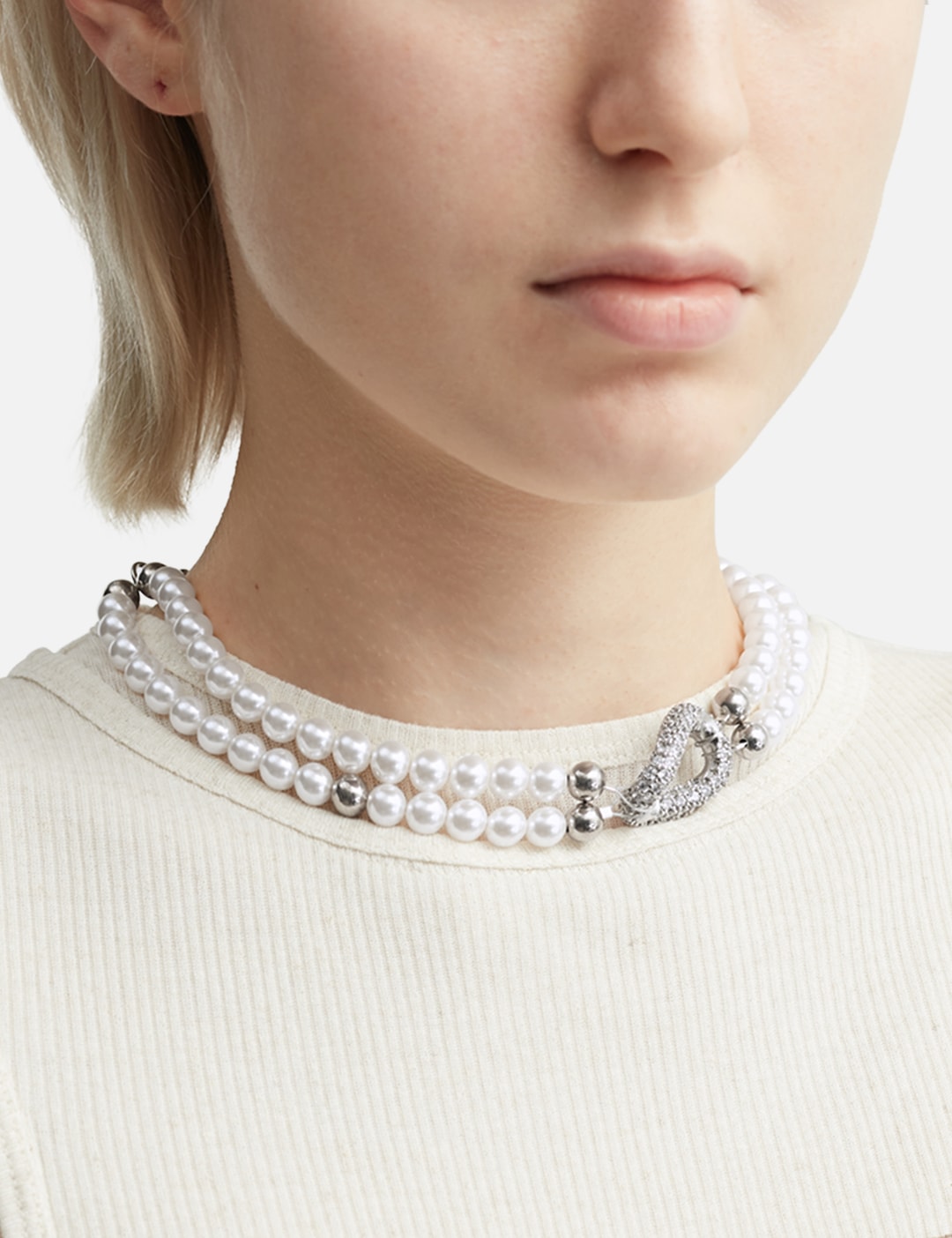 Marine Serre - Knitwear Moon Choker | HBX - Globally Curated  