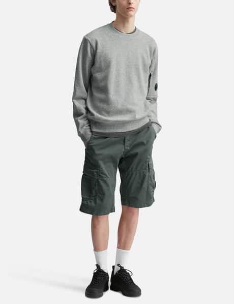 Bermuda Cargo In Satin Stretch view 14