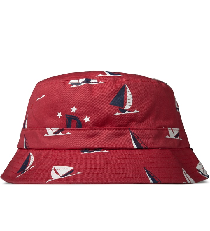 Red Sinking Boat Bucket Hat Placeholder Image