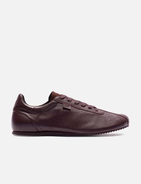 Ami Smooth Leather Low Top Step Sneakers