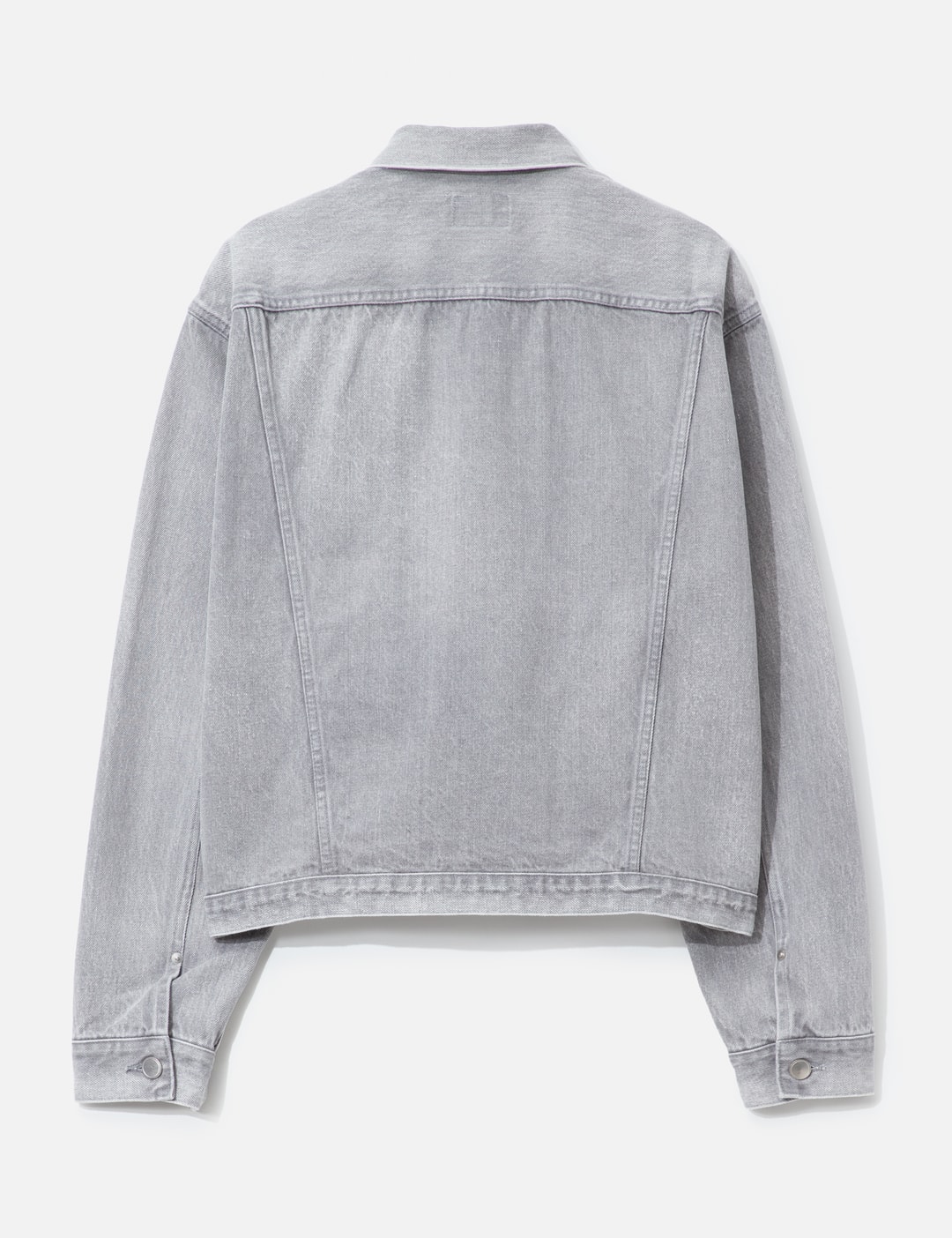 Time Travel Trucker Jacket Gray Denim view 9