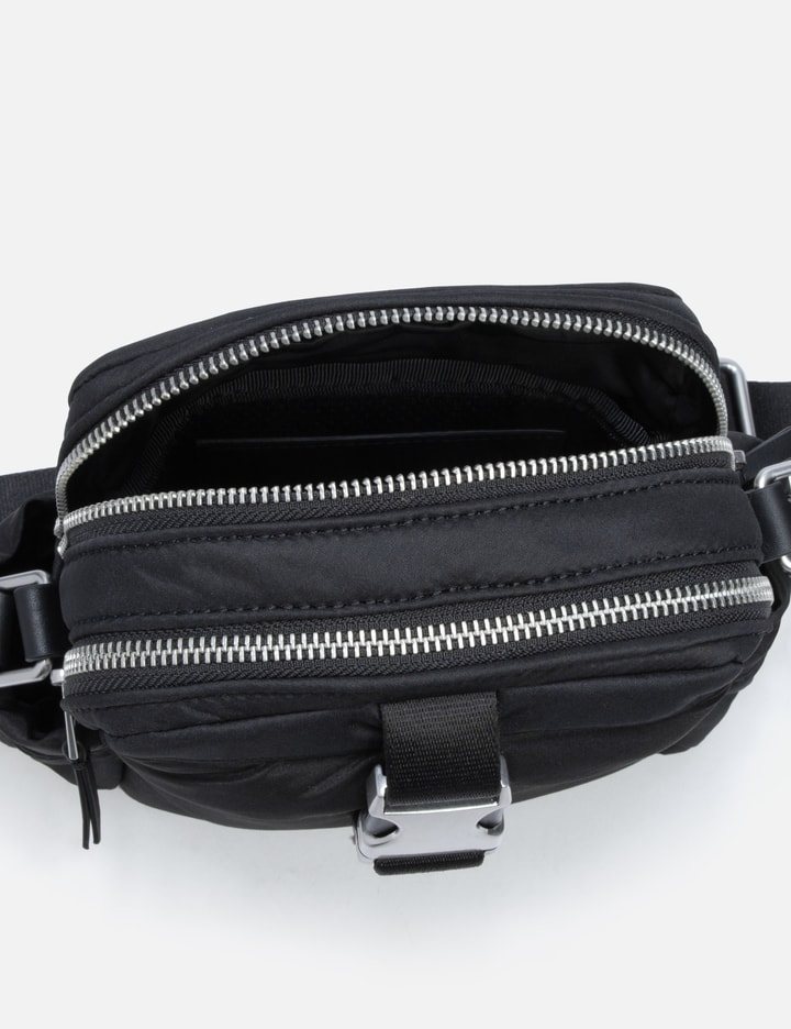 Shop Ami Alexandre Mattiussi Ami De Coeur Crossbody Pocket Bag In Black