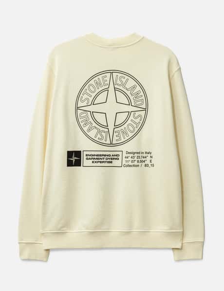 Cotton Fleece 'Industrial Four' Print Sweatshirt view 9