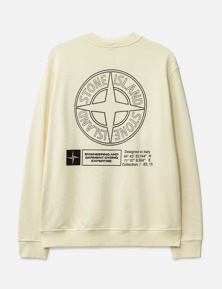 Cotton Fleece 'Industrial Four' Print Sweatshirt Placeholder Image