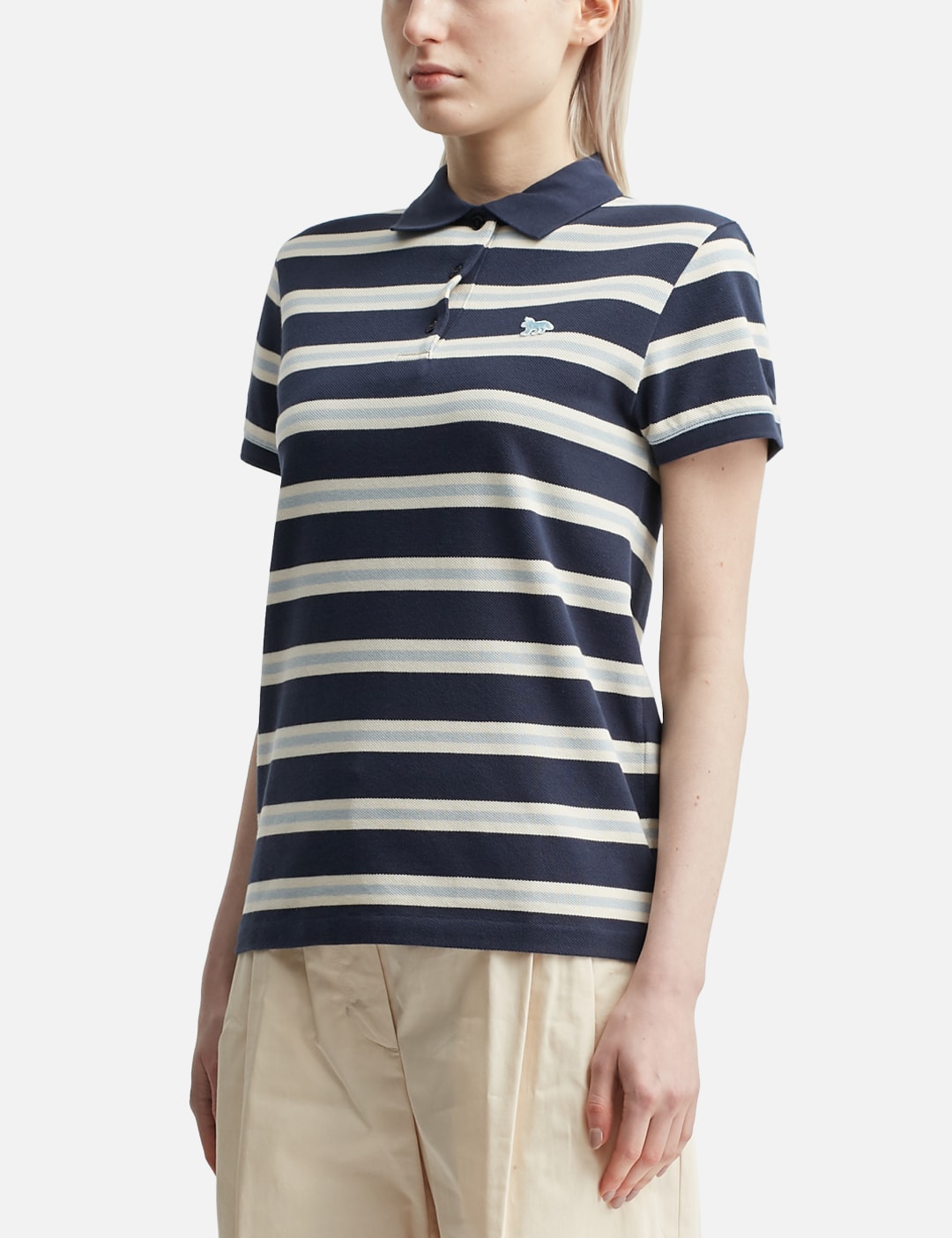 Baby Fox Patch Multi Stripes Polo view 8