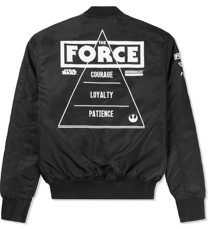 BROWNBREATH x Star Wars Black EP0 MA-1 Jacket Placeholder Image