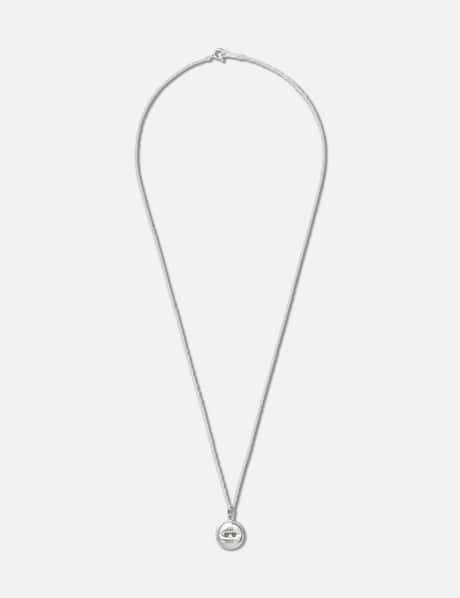 NEIGHBORHOOD Silver Button Necklace