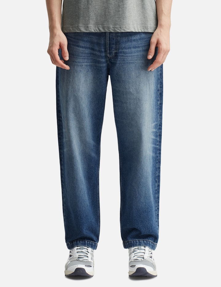 Apc A.p.c. Mens Achille Straight-leg Stonewashed Jeans In Blue