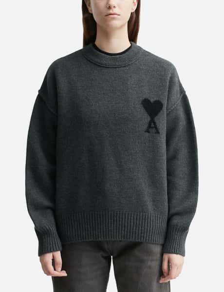 アミ パリス Ami De Coeur Crewneck Sweater