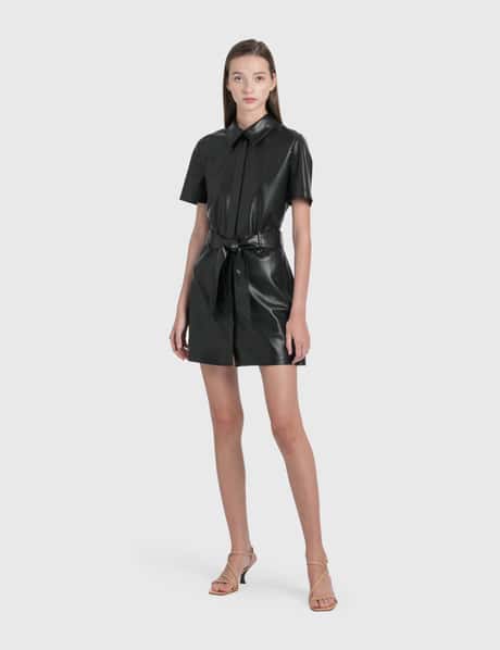 Nanushka Halli Vegan Leather Mini Dress HBX