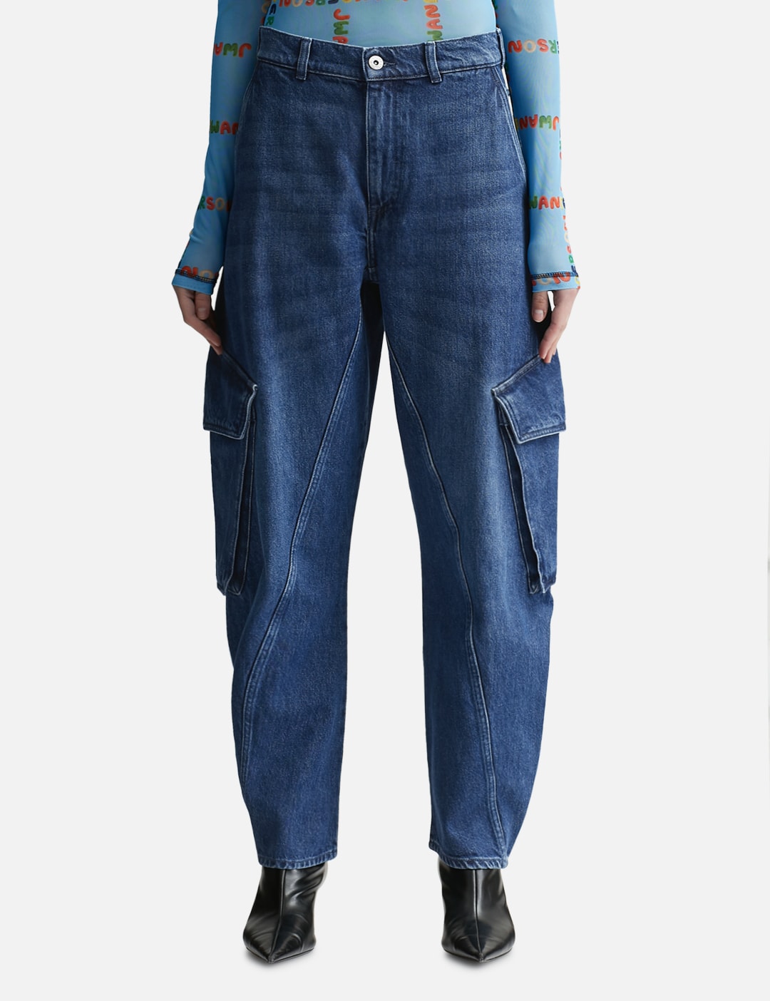 TWISTED CARGO Denim JEANS