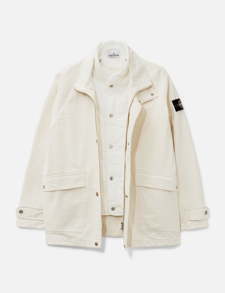 Natural Cotton Gabardine_stone Island Raw Beauty Short Parka Placeholder Image
