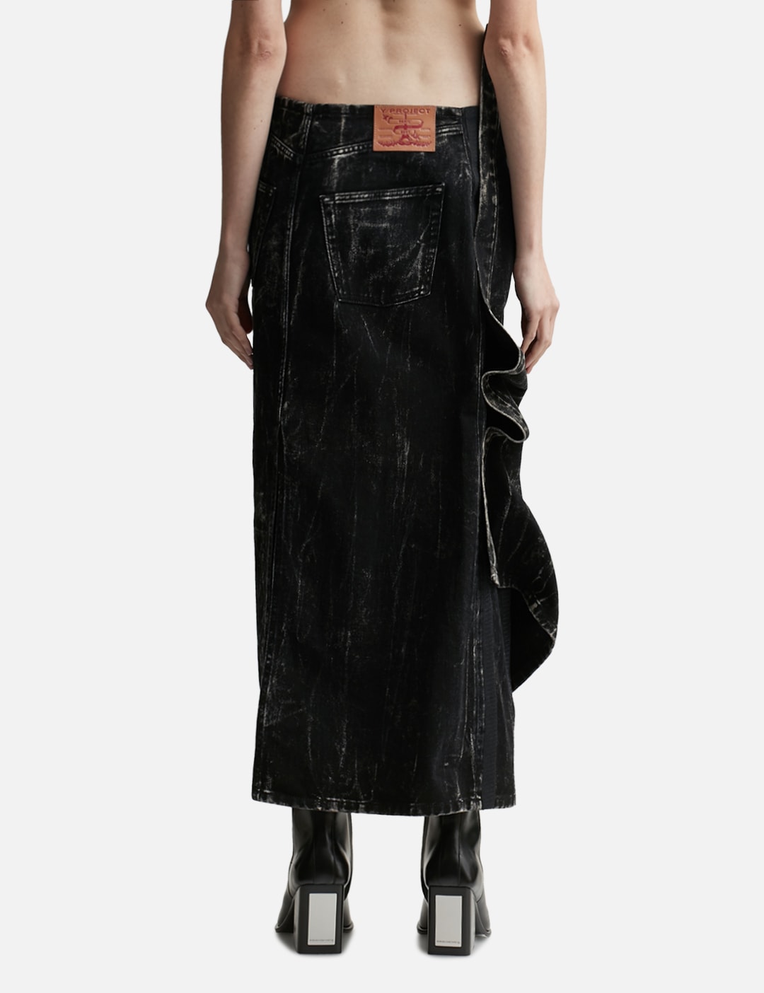 Velcro Denim Skirt view 10