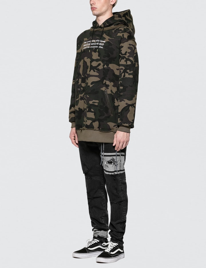 "God Save The World" Raw Edge Hoodie Placeholder Image