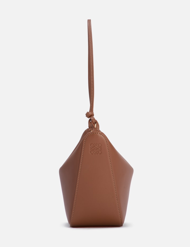 Loewe Hammock Drawstring Small Leather Shoulder Bag In Brown