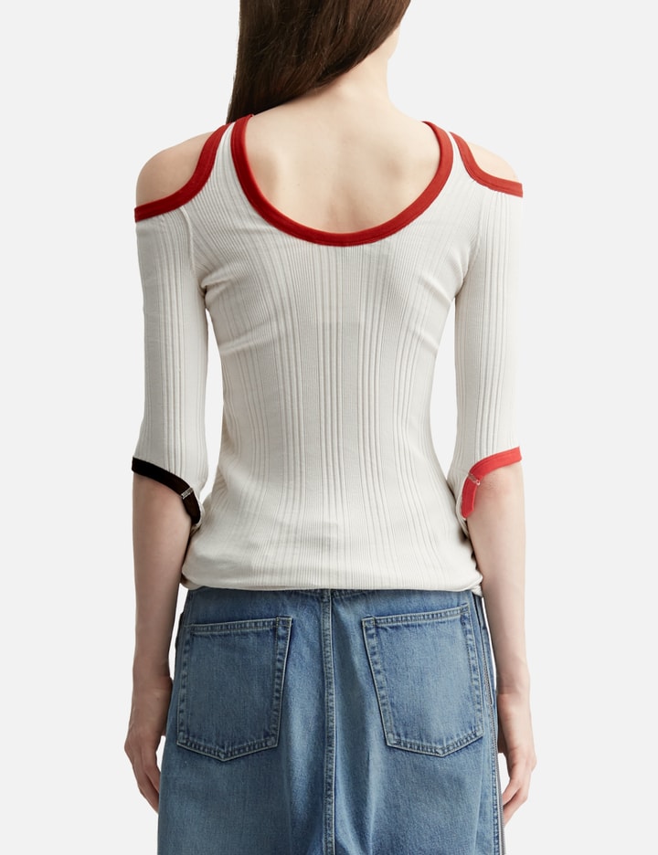 Beautiful People Double-End Suvin Compact Rib Hollow Top