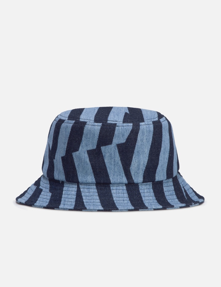 'Kenzo Dazzle Stripe' Denim Bucket Hat Placeholder Image