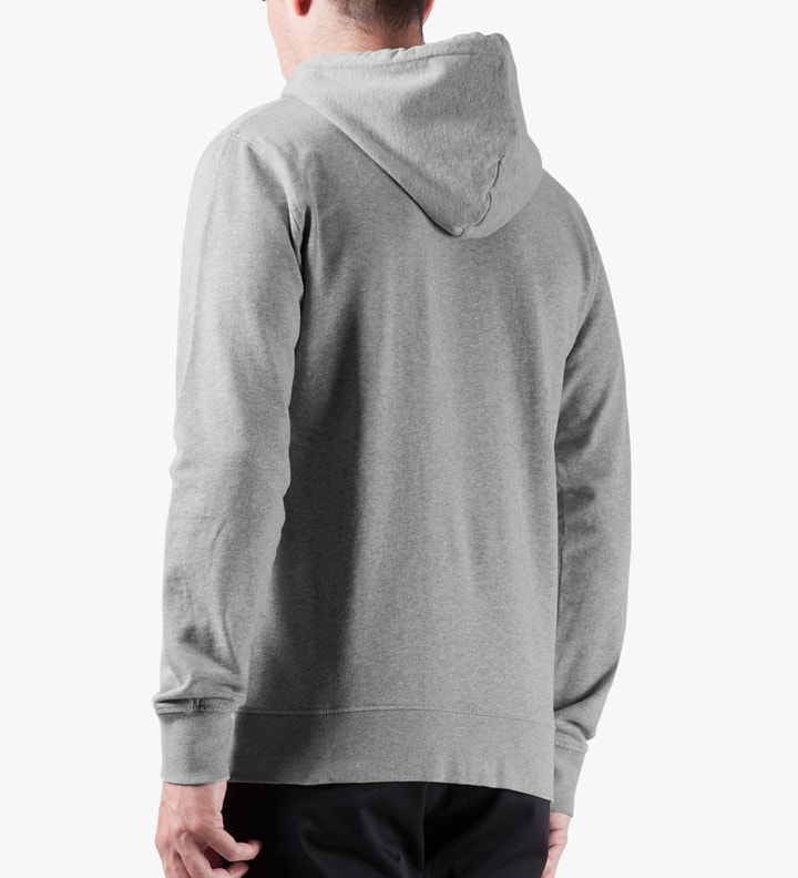 Heather Grey/White College Sweat Hoodie Placeholder Image
