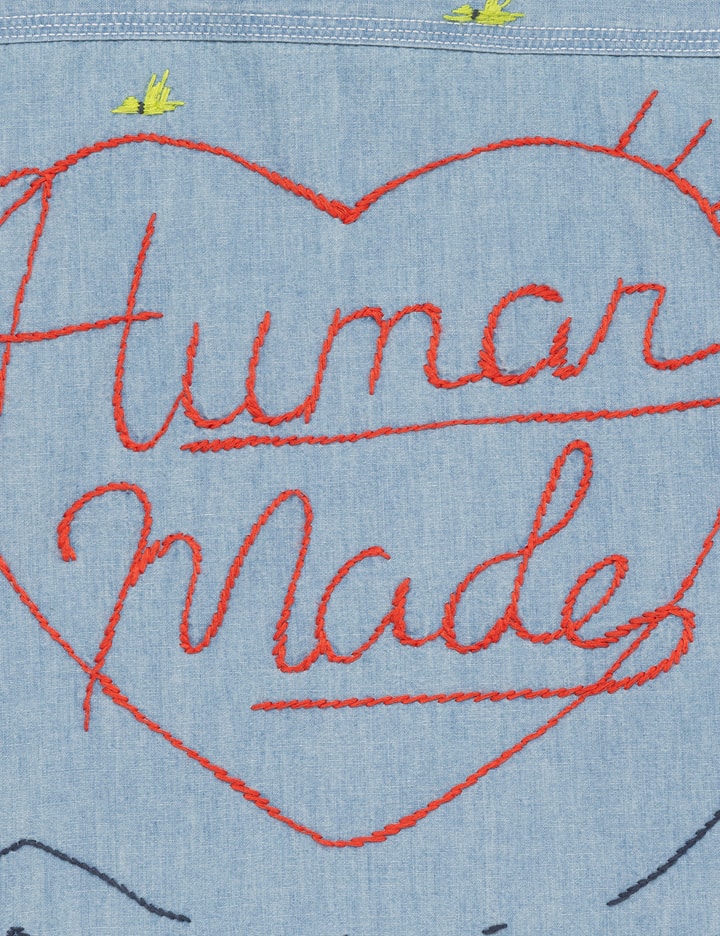 Human Made Embroidered Chambray Shirt
