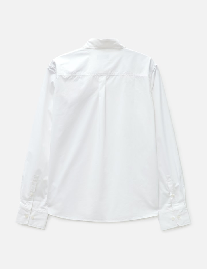 White Flowers Pocket Button Shirt Placeholder Image