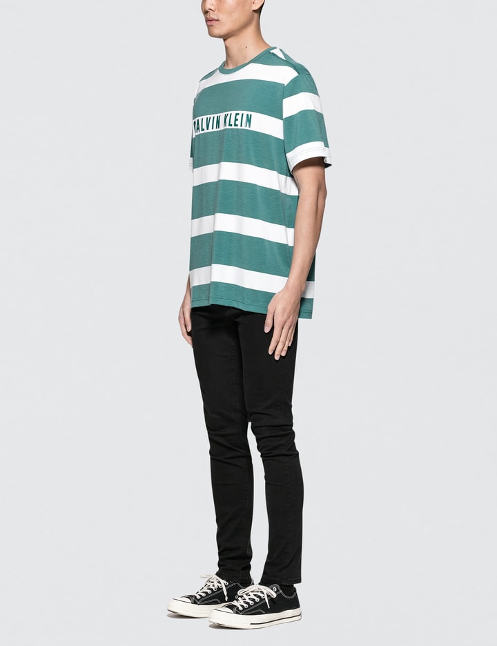 Stripe Print S/S T-Shirt Placeholder Image