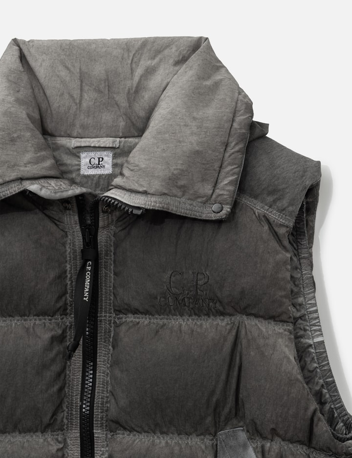 C.P. Company Eco-Chrome R Mixed Hooded Down Gilet