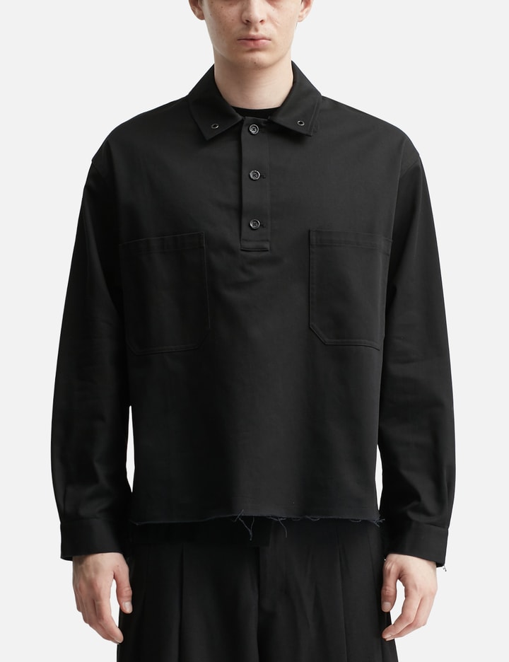 Team Wang Design Acceptance Twill Shirt In Black