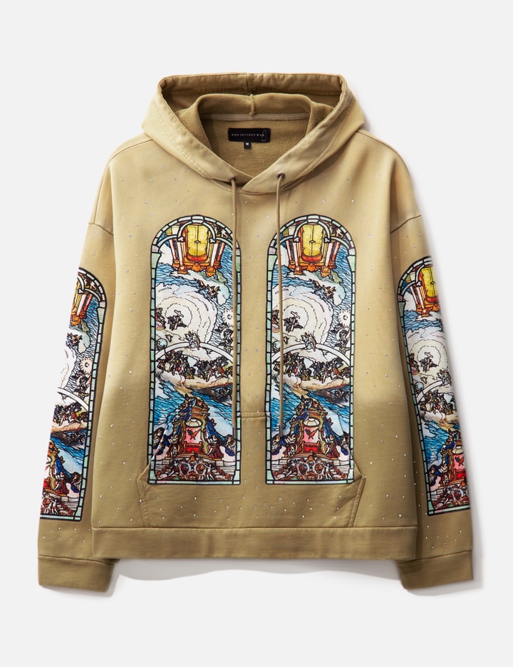 Shop Who Decides War Chalice Hooded Sweatshirt In White