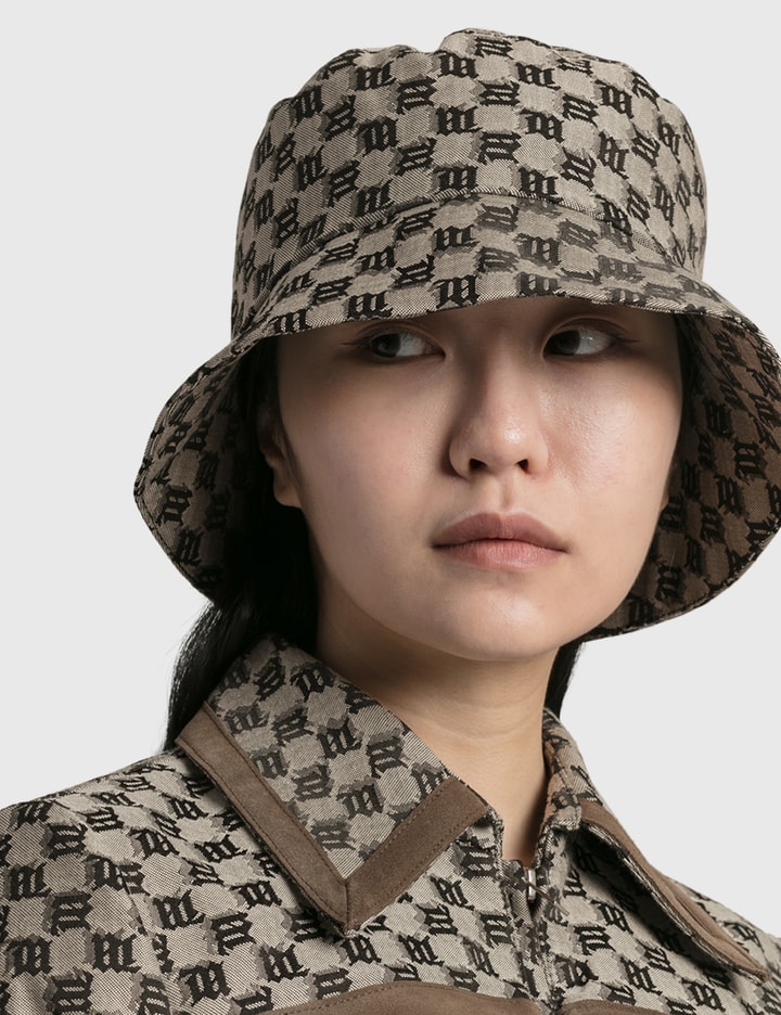 Monogram Jacquard Canvas Bucket Hat