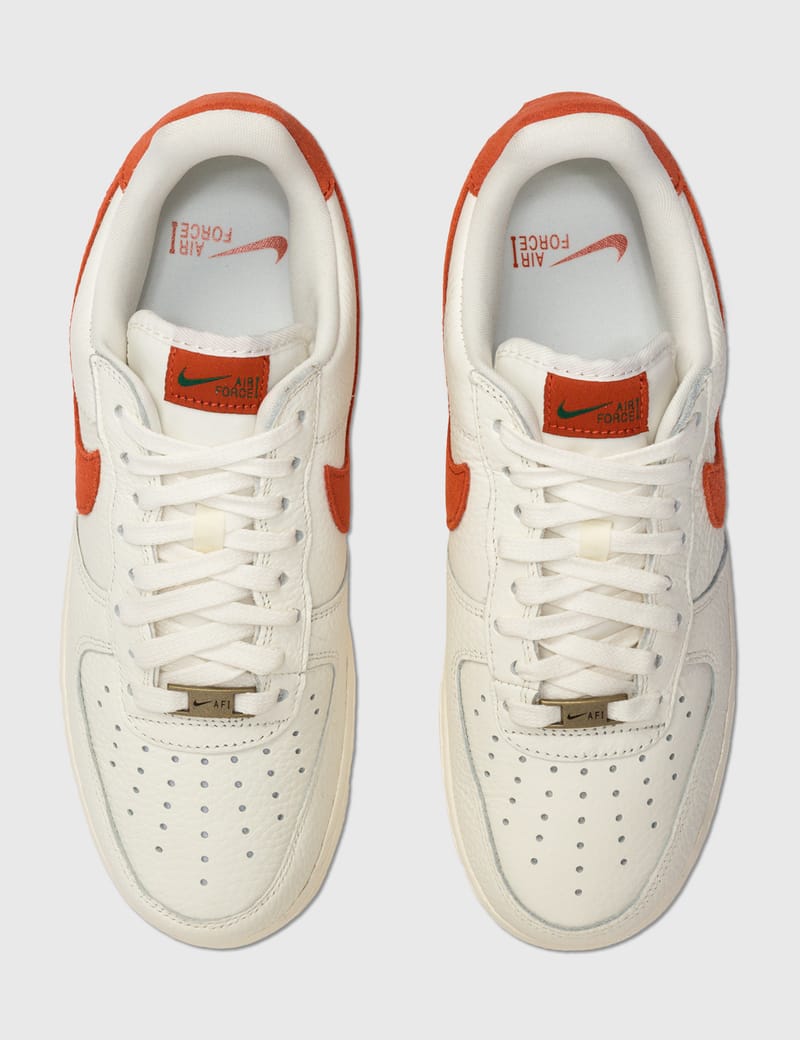 nike air force 1 07 trainers craft sail mantra orange forest