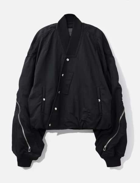 SONGZIO BIAS CUT CROP MA-1 JACKET