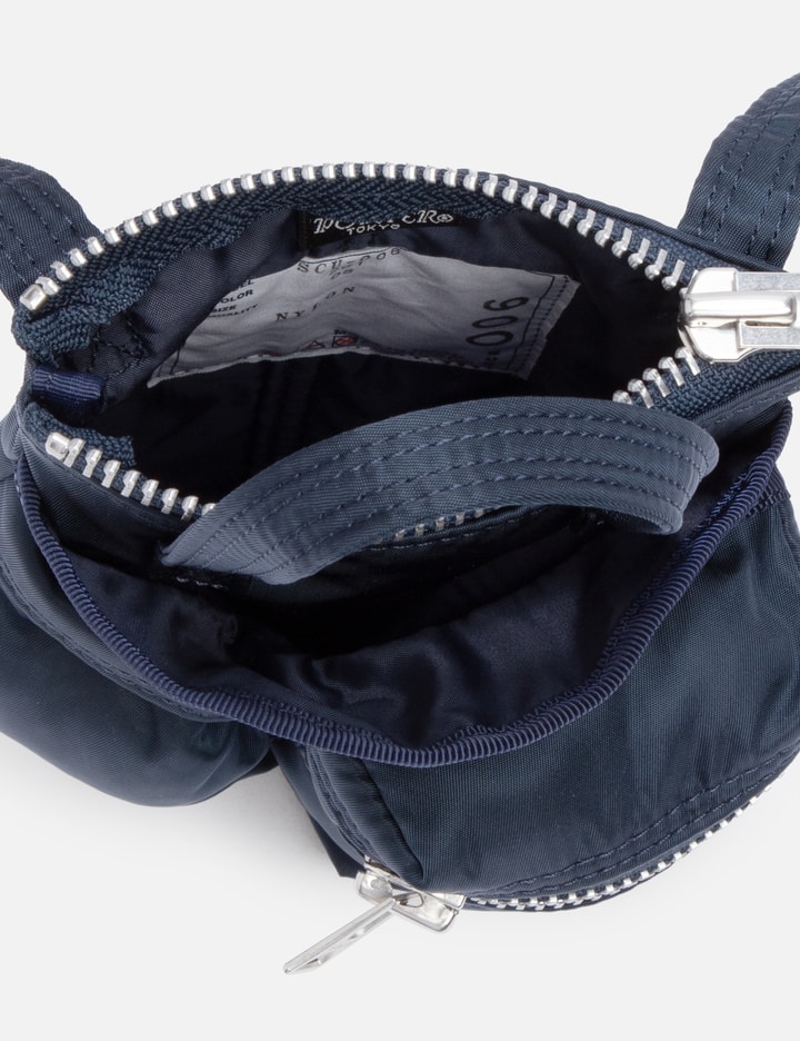 Shop Sacai X Porter Mini Bag In Black