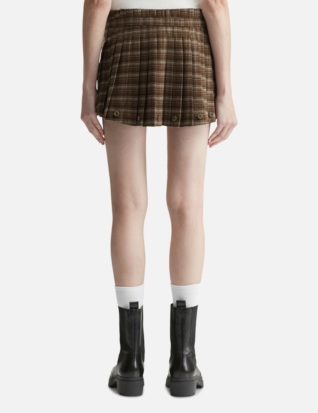 Haze Twotone Pleated Skirt view 10