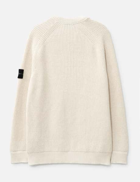 Fisherman's Rib Cotton Raw Beauty Crewneck Jumper view 9