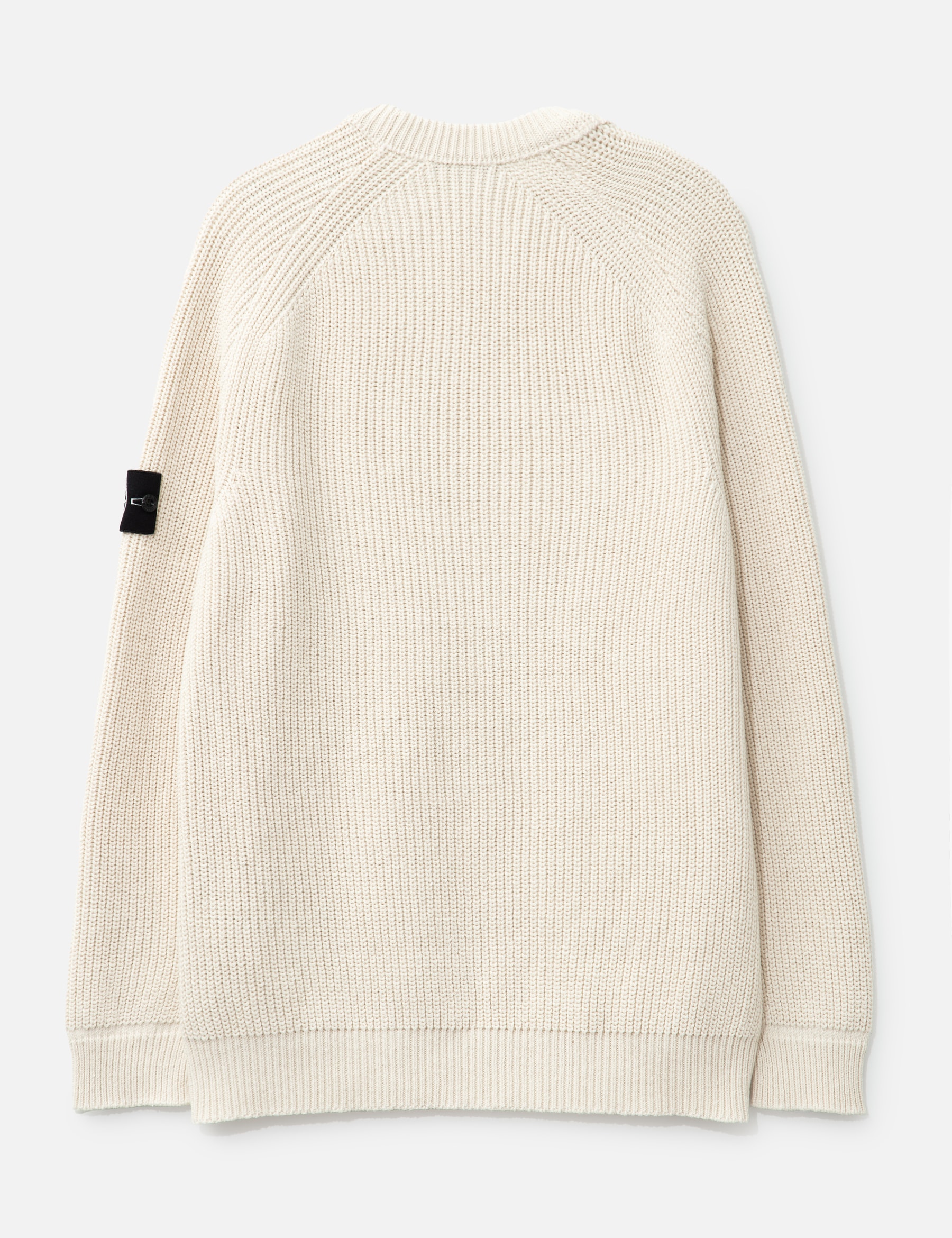 Fisherman's Rib Cotton Raw Beauty Crewneck Jumper view 20