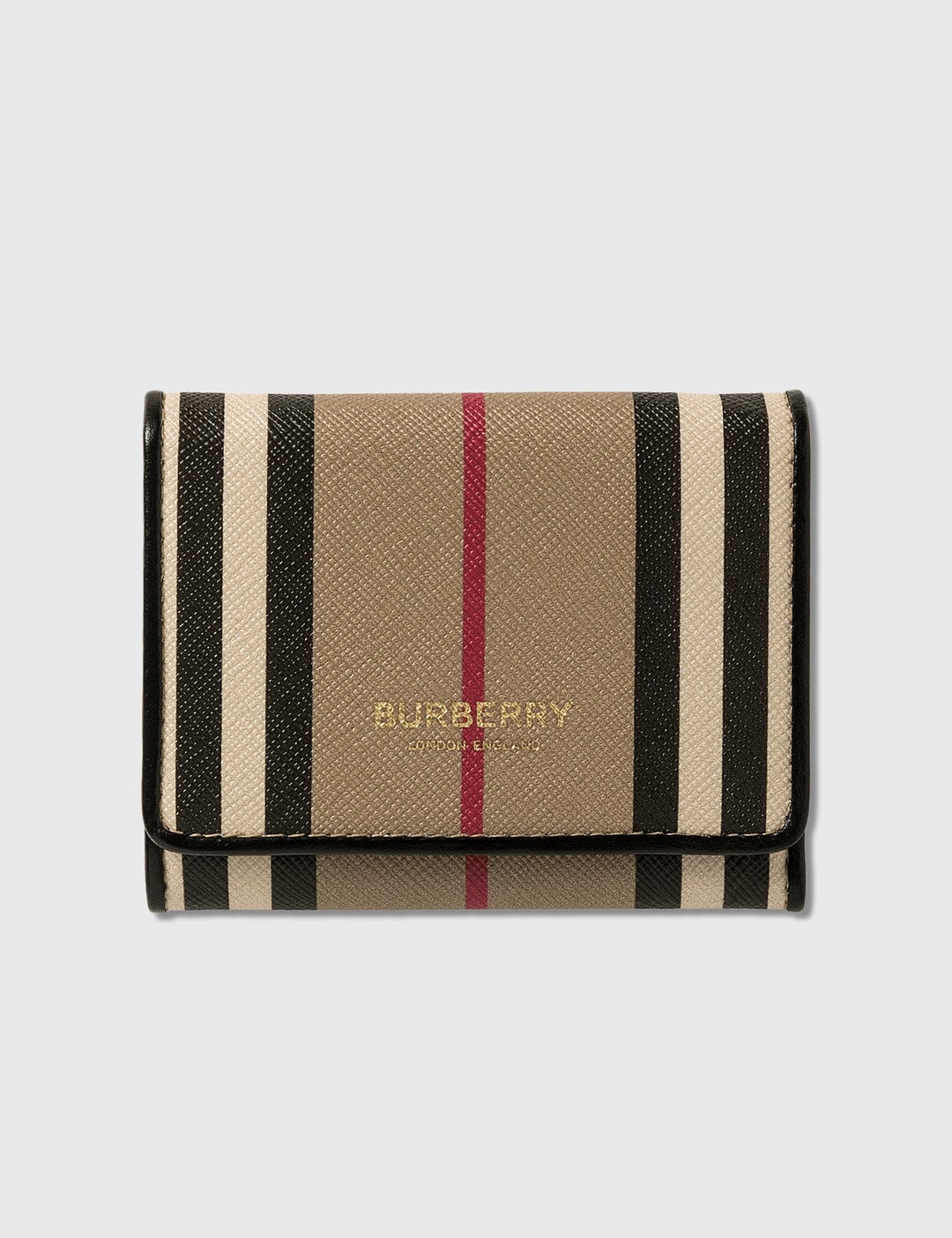 Burberry - Icon Stripe E-canvas Card Holder  HBX - Globally Curated  Fashion and Lifestyle by Hypebeast