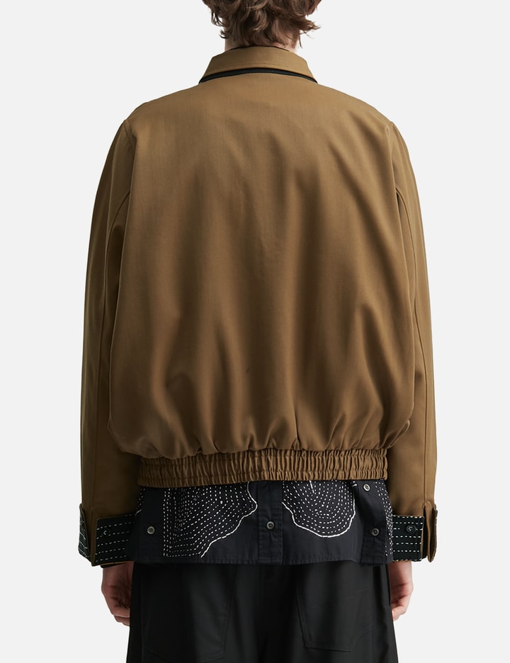 Glass Cypress Brown Chore Jacket With Stand Collar