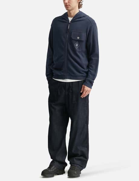 Malfilè Fleece Zip Hooded Sweatshirt view 14