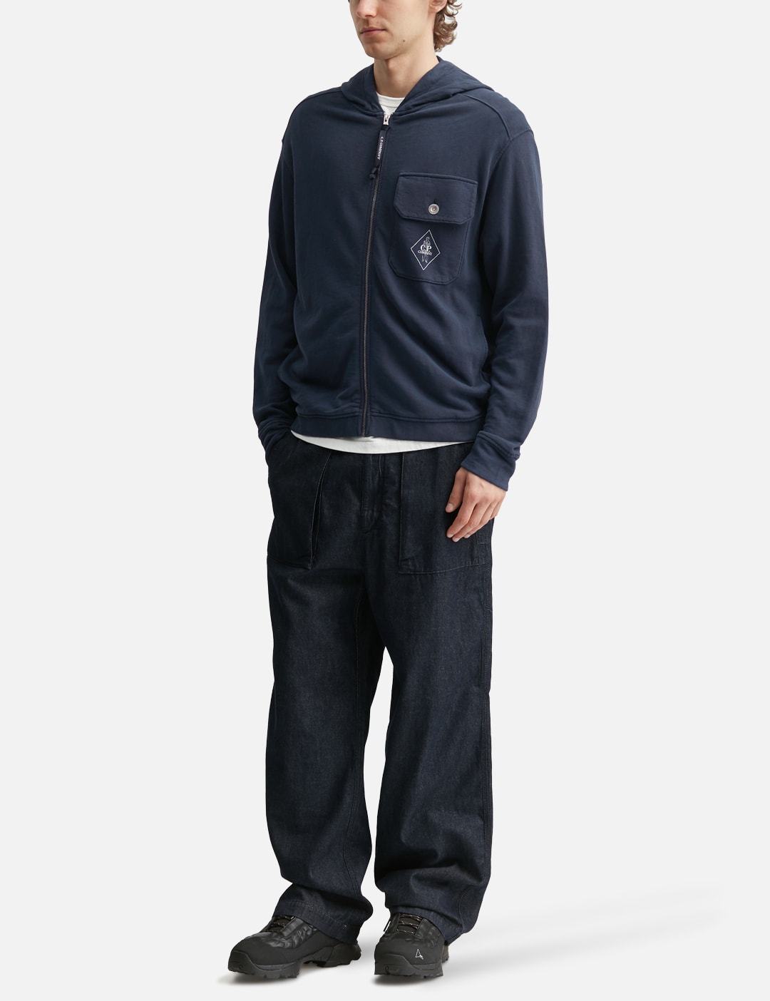 Malfilè Fleece Zip Hooded Sweatshirt view 15