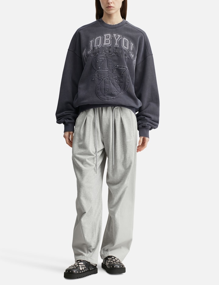 AJOBYAJO Rare University Washed Sweatshirt