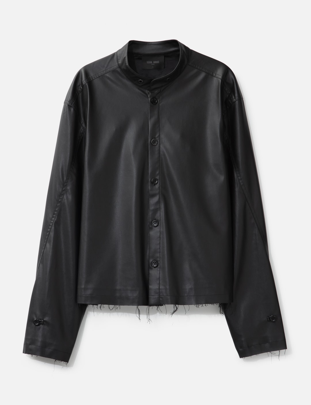 Acceptance Faux Leather Shirt view 7