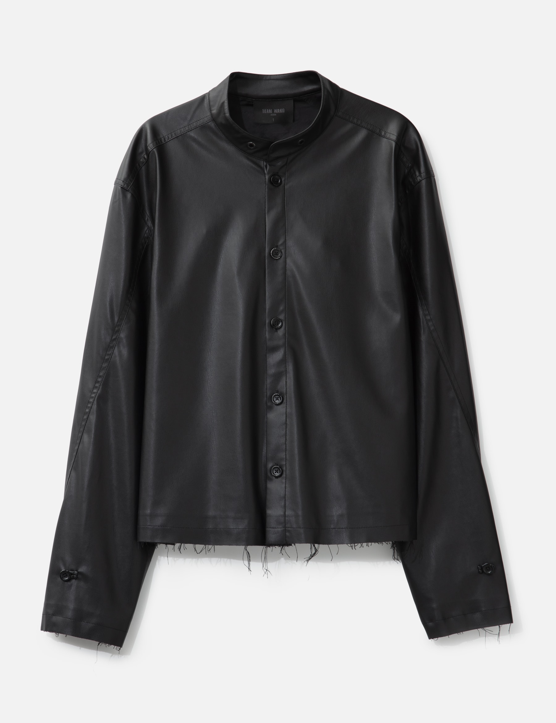 Acceptance Faux Leather Shirt view 16