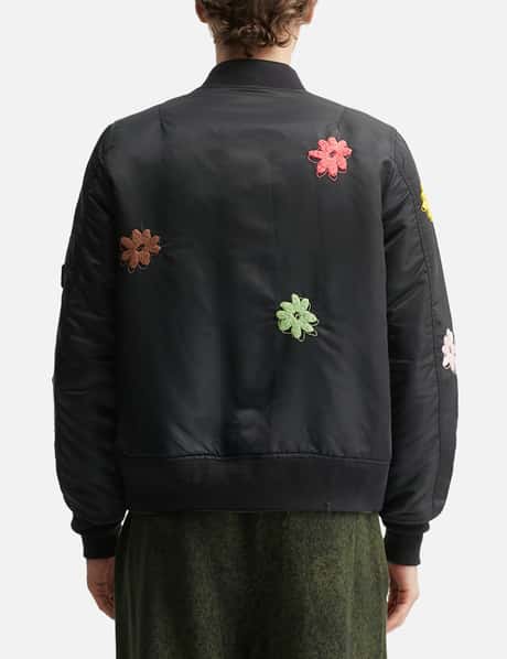 Flower Embroidery Flight Jacket view 12