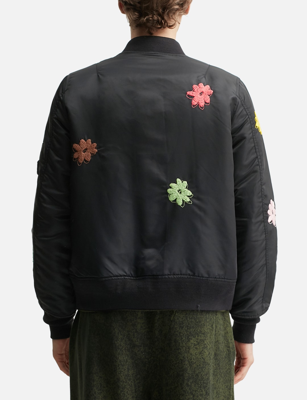 Flower Embroidery Flight Jacket view 19