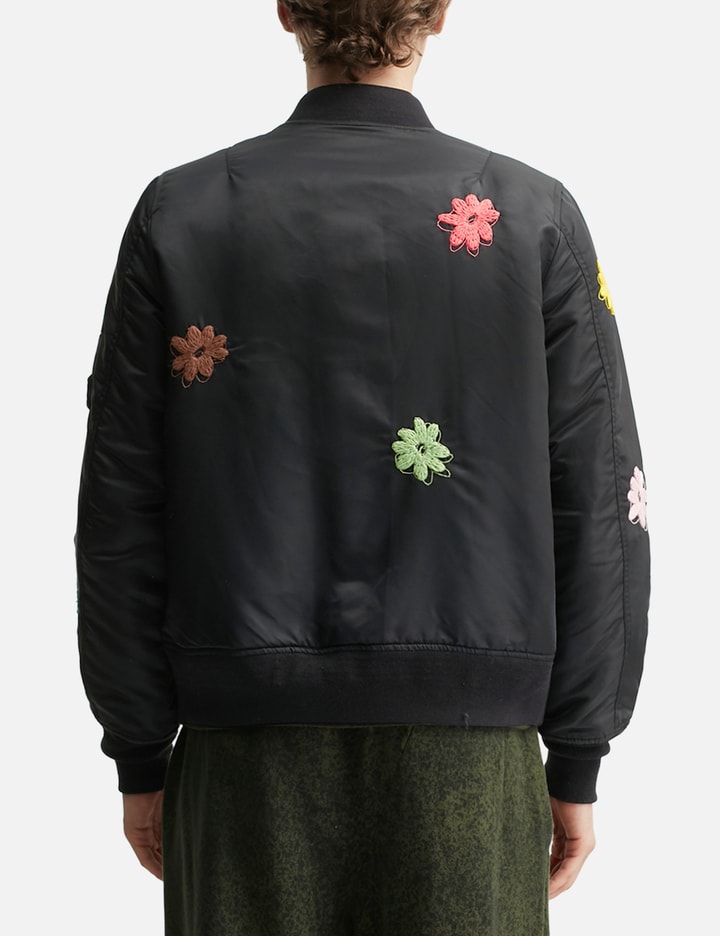 Flower Embroidery Flight Jacket Placeholder Image