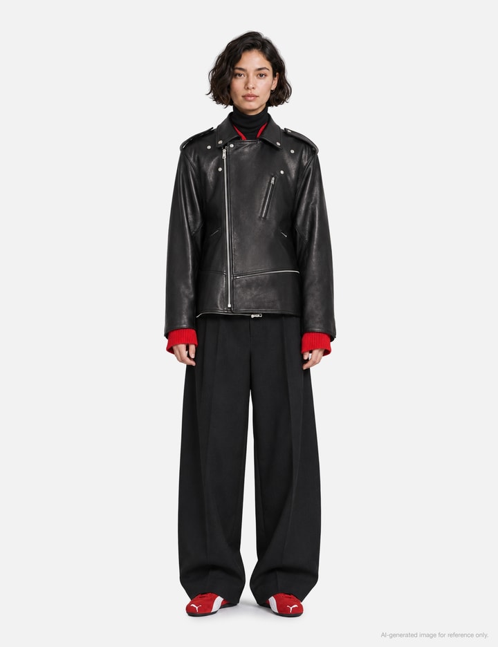 Beautiful People Double-End Vintage Leather GT Riders Jacket