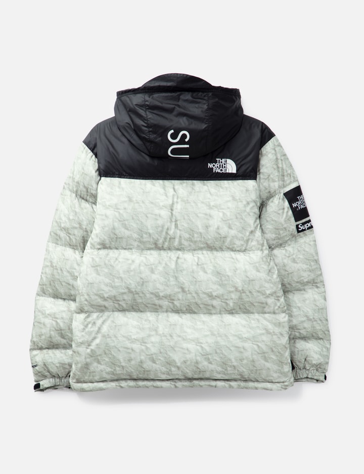 Supreme The North Face Paper Print Nuptse Jacket In Multi