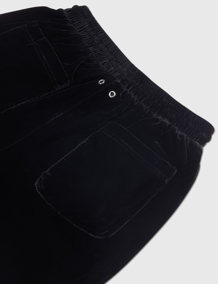 Drawstring Velvet Straight Pants Placeholder Image