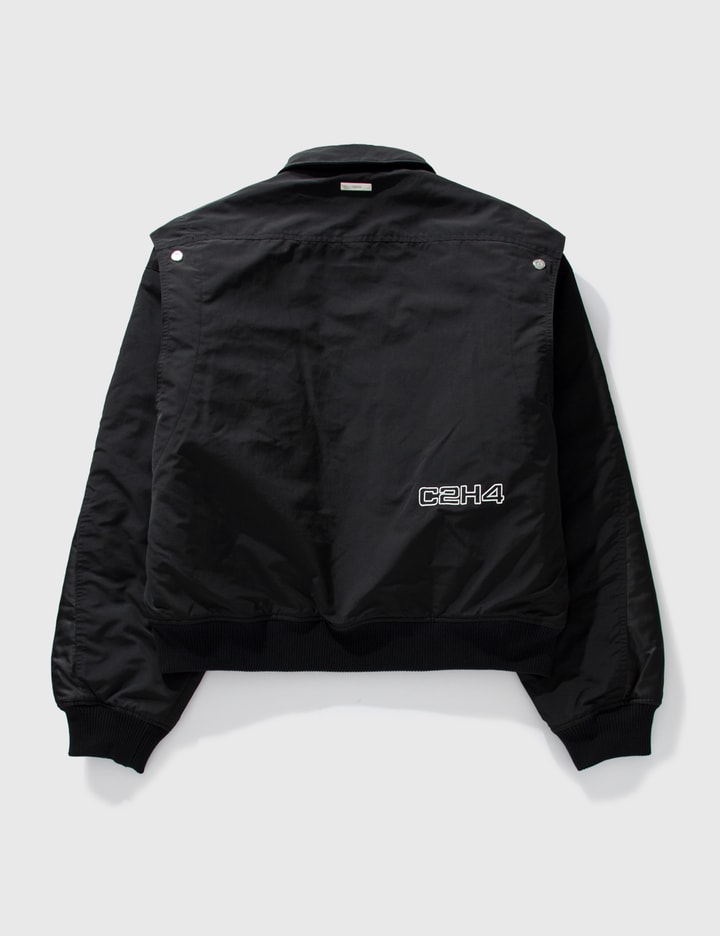 Staff Uniform Quilted Intervein Layered Bomber Jacket Placeholder Image