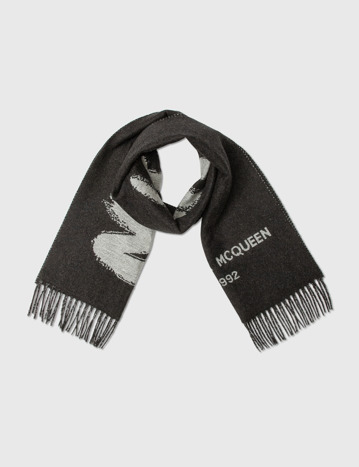 Oversize McQueen Graffiti Scarf Placeholder Image